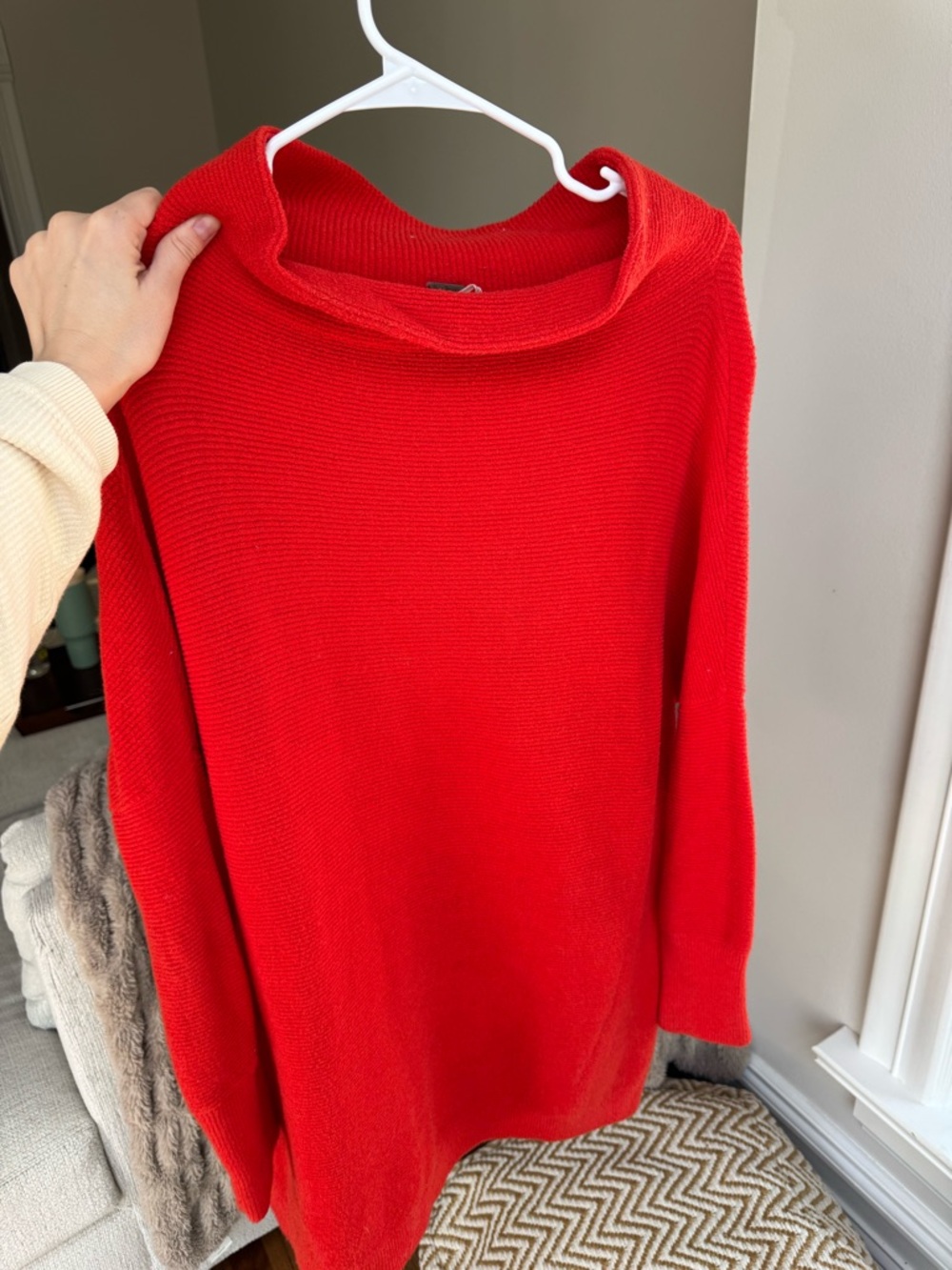 Free People Oversized Knit Tunic Sweater S